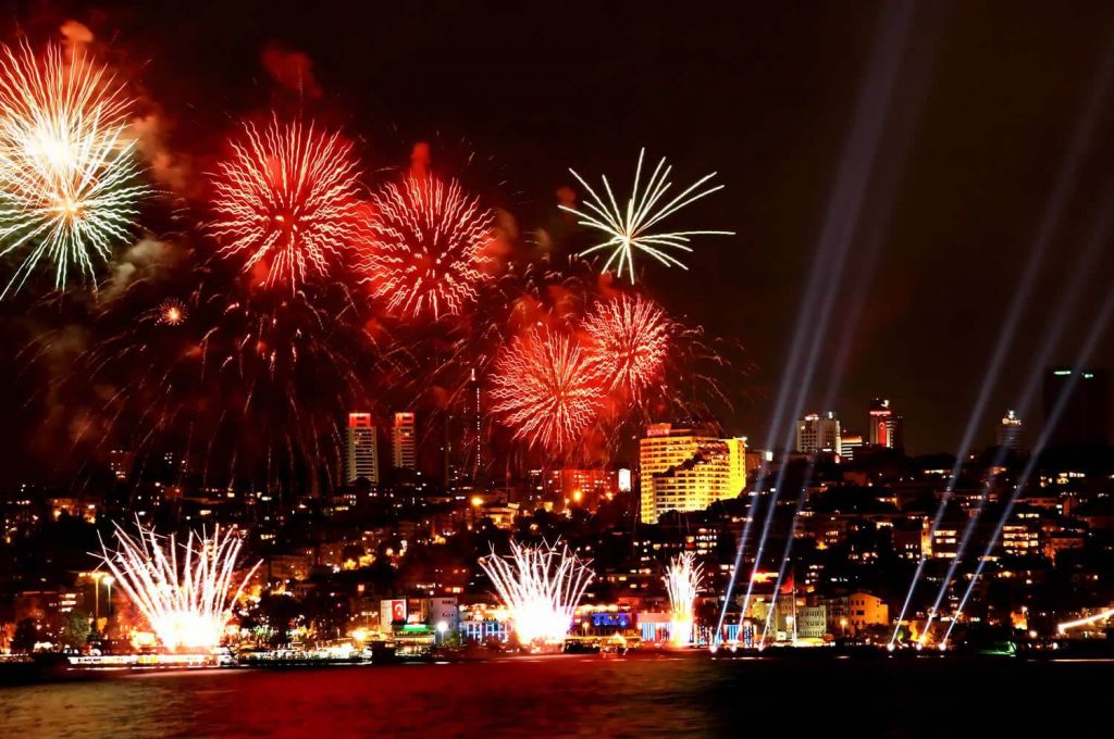 Istanbul new year 2019